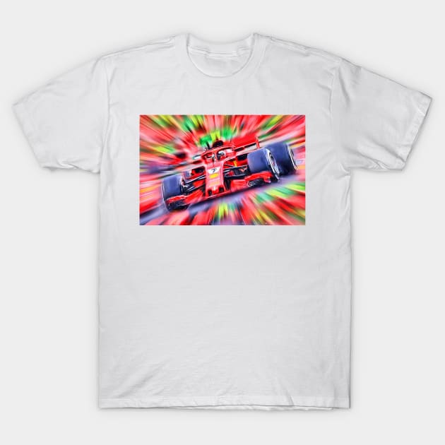 Kimi Raikkonen #7 T-Shirt by DeVerviers